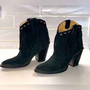 Idyllwind Miranda Lambert Womens Black Suede Boots -  Womens Size US 7